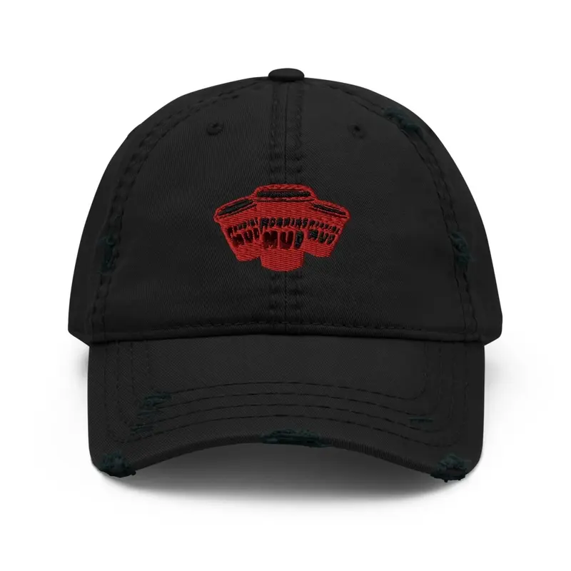 MORNING MUD DAD HAT - RED/BLACK